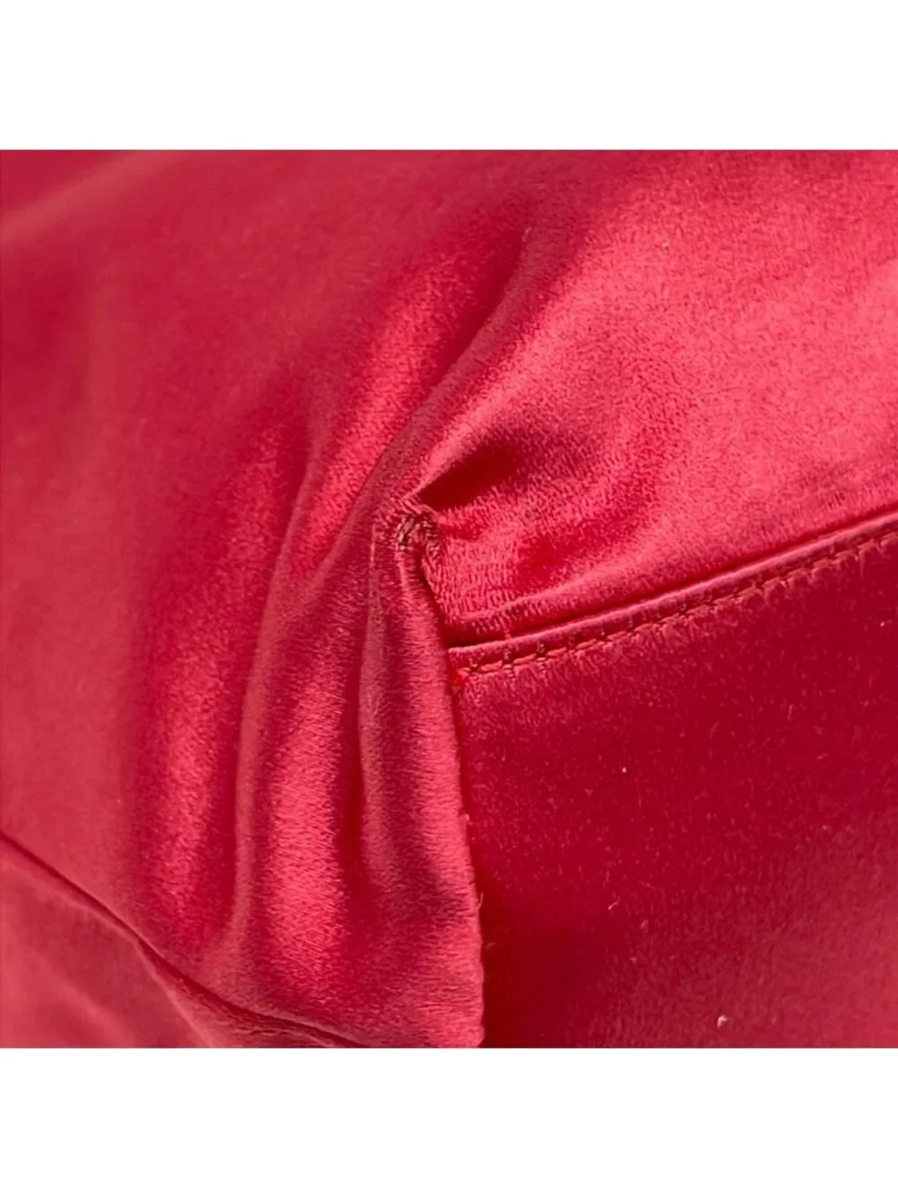 Prada Tote Red Plastic Handle